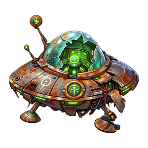 Crashed UFO Sacred Object